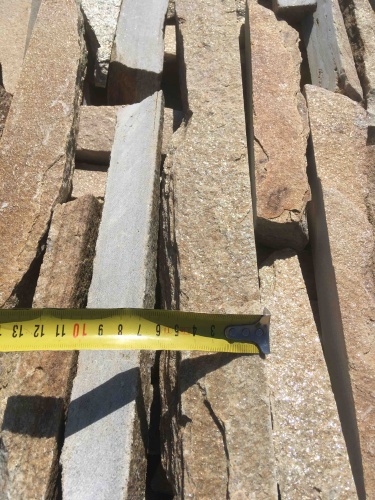 Горбушка златолит золотистый для облицовки купить в Бердске