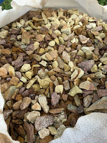 Златолит персиковый декоративная каменная крошка купить в Бердске