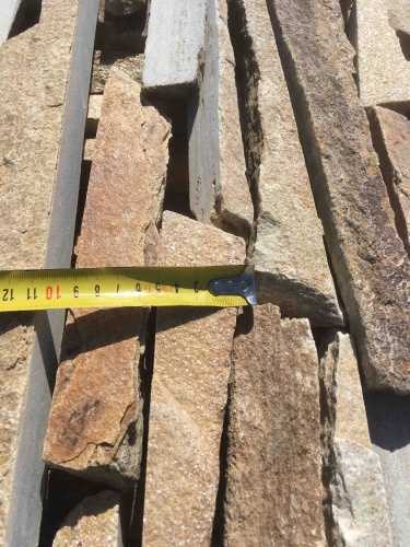 Горбушка златолит золотистый для облицовки купить в Бердске