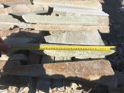 Горбушка златолит золотистый для облицовки купить в Бердске