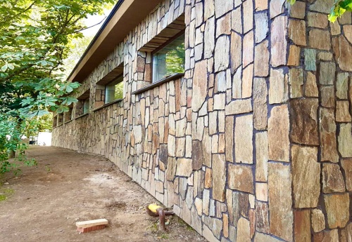 Плитняк кора дерева для цоколя, отмостки купить в Бердске