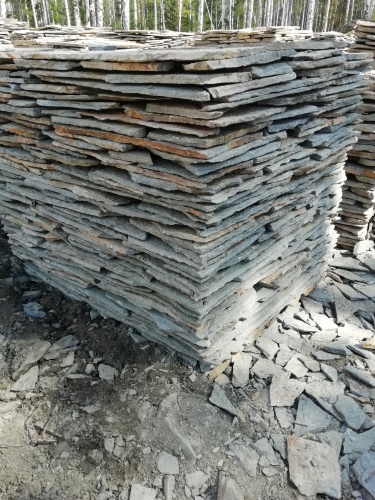 Плитняк златолит Уральский для цоколя, отмостки купить в Бердске