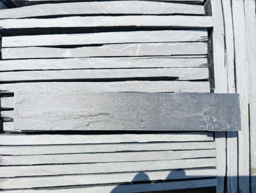 Плитка чёрная из натурального камня фасадная 30 см * 5 см, толщина 7 мм -30 мм купить в Бердске